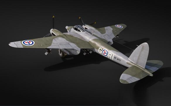 《战争雷霆》新战机 瑞典英国科技树3级战斗机上线