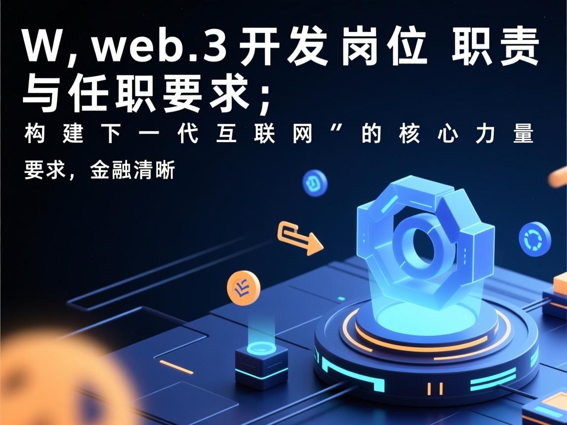 Web3开发岗位职责与任职要求，构建下一代互联网的核心力量