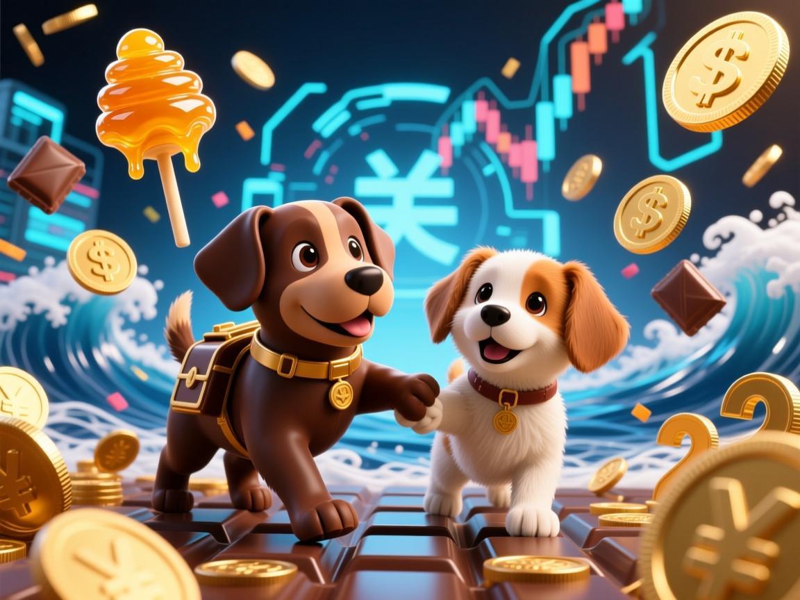 美可味巧克力携手狗狗币，甜蜜与数字浪潮的跨界狂欢