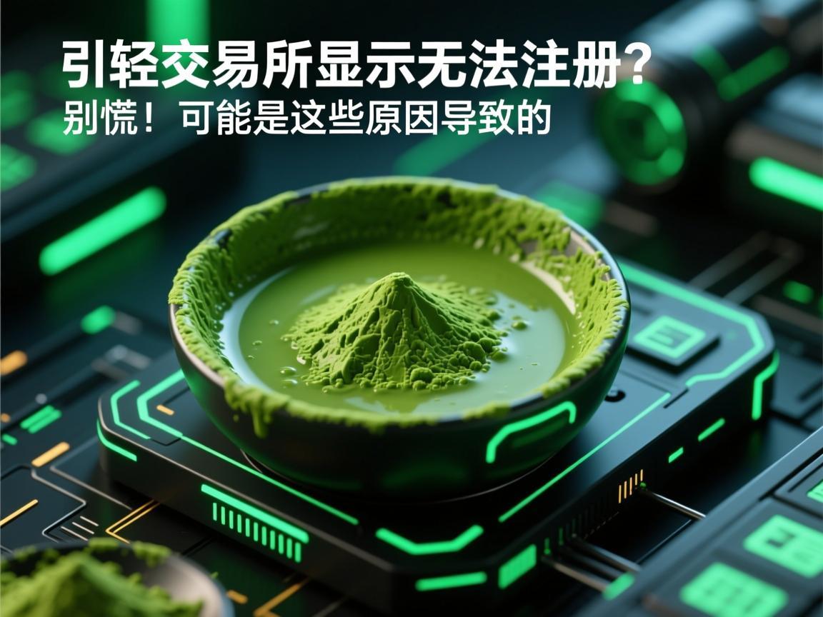 抹茶交易所显示无法注册？别慌！可能是这些原因导致的