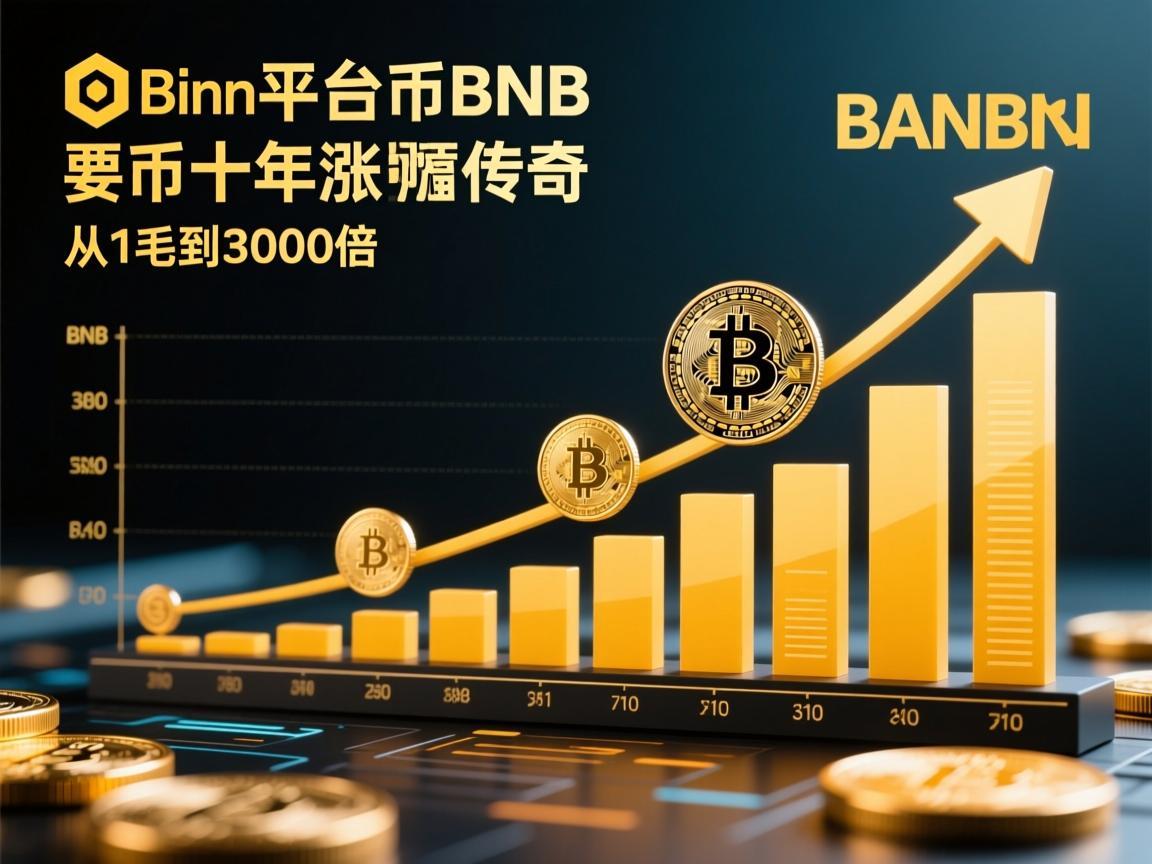 币安平台币BNB的十年涨幅，从1毛到3000倍的加密传奇