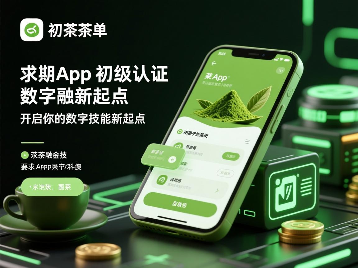 抹茶App初级认证，开启你的数字技能新起点