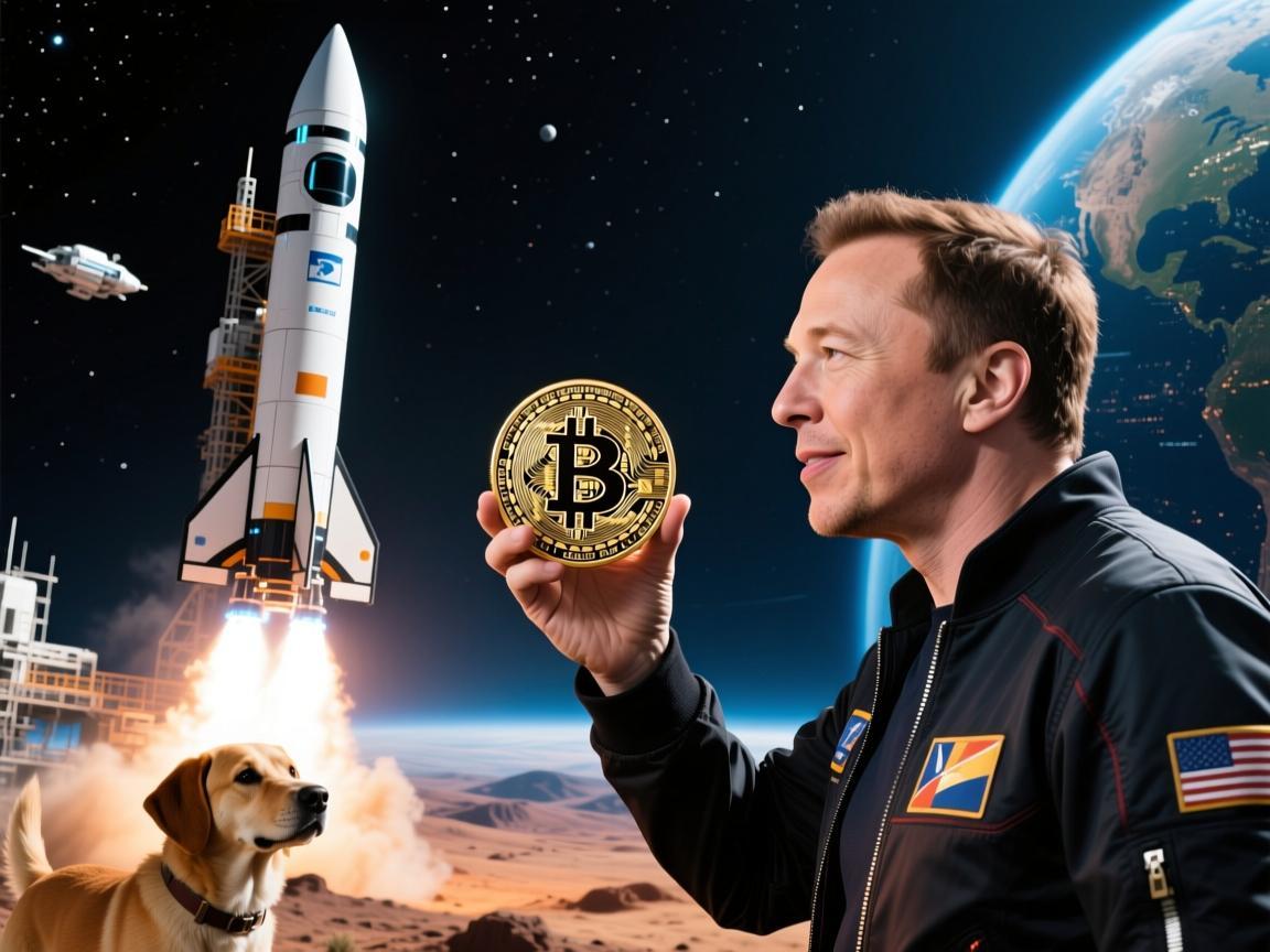 当火箭与狗狗币相遇，马斯克的太空冒险与加密货币的狂野旅程