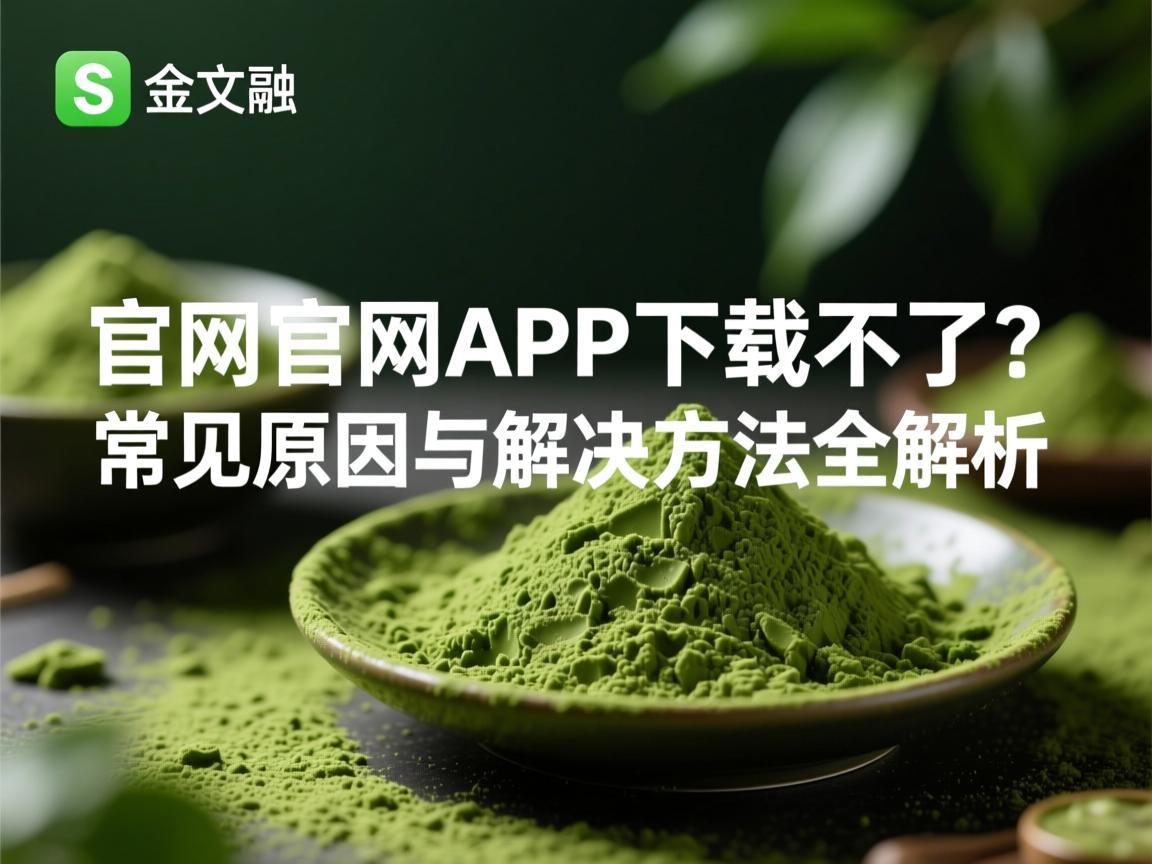 抹茶官网APP下载不了？常见原因与解决方法全解析