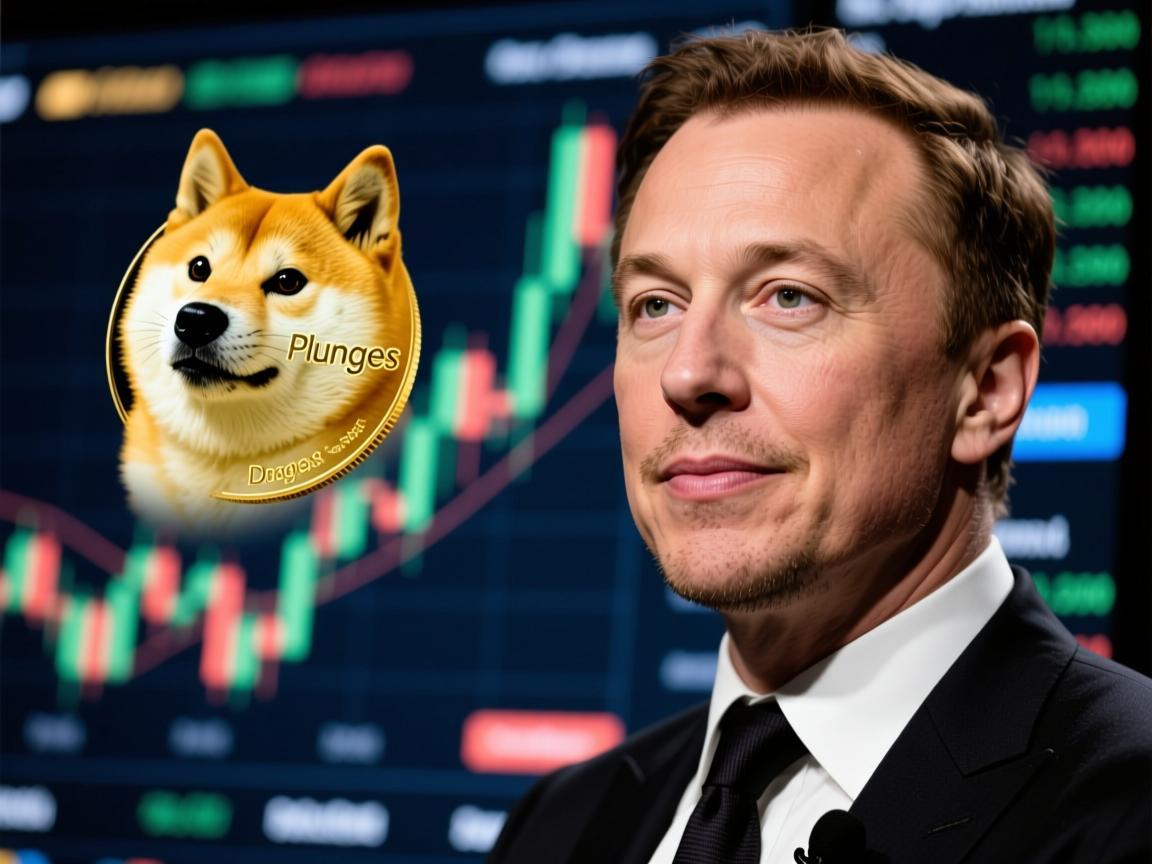 Dogecoin Plunges as Market Sentiment Sours,Elon Musk Influence Under Scrutiny