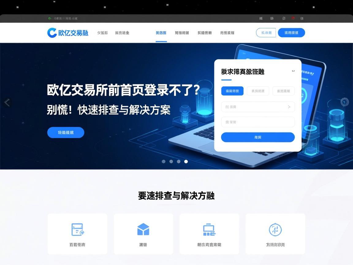 欧亿交易所网站首页登录不了？别慌！快速排查与解决方案