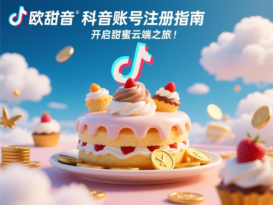 意欧甜品抖音账号注册指南，开启甜蜜云端之旅